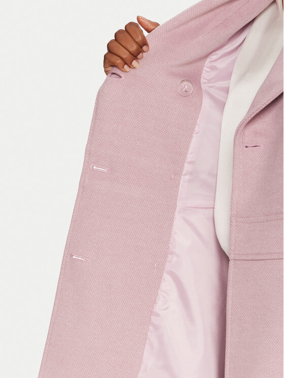 Rinascimento Rinascimento Cappotto di transizione CFC0125851003 Rosa Slim Fit