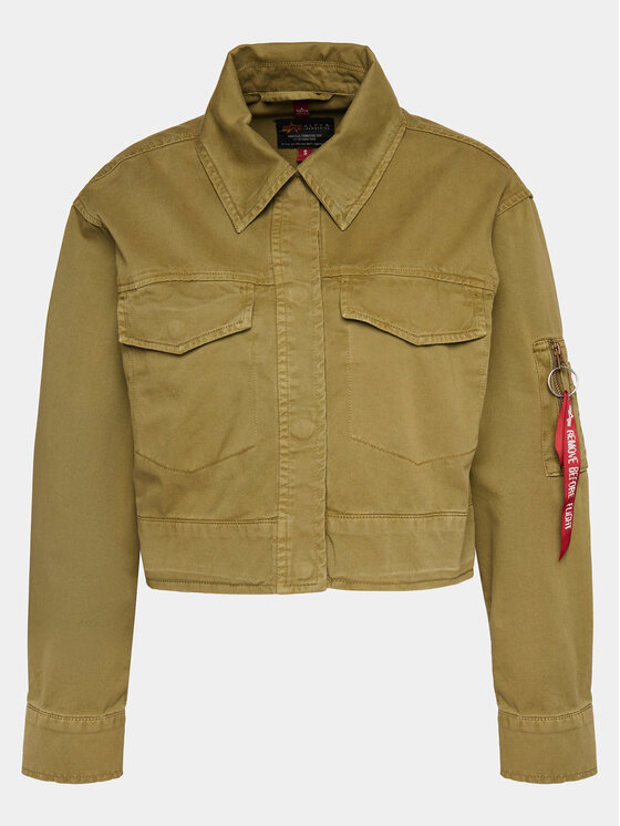 Alpha Industries Alpha Industries Bunda pro přechodné období Deck 136017 Zelená Oversize
