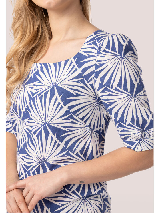 QUIOSQUE QUIOSQUE Sukienka codzienna 4LT011 Niebieski Regular Fit