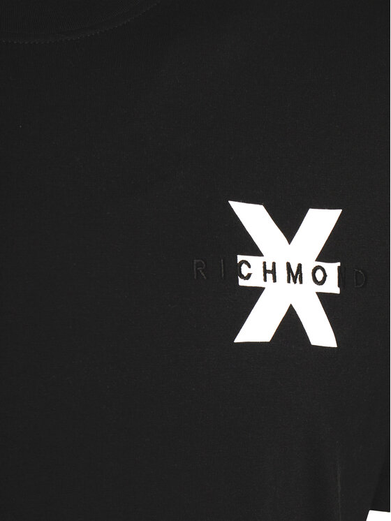 Richmond X Richmond X Marškinėliai Sween UMP24057TS Juoda Regular Fit