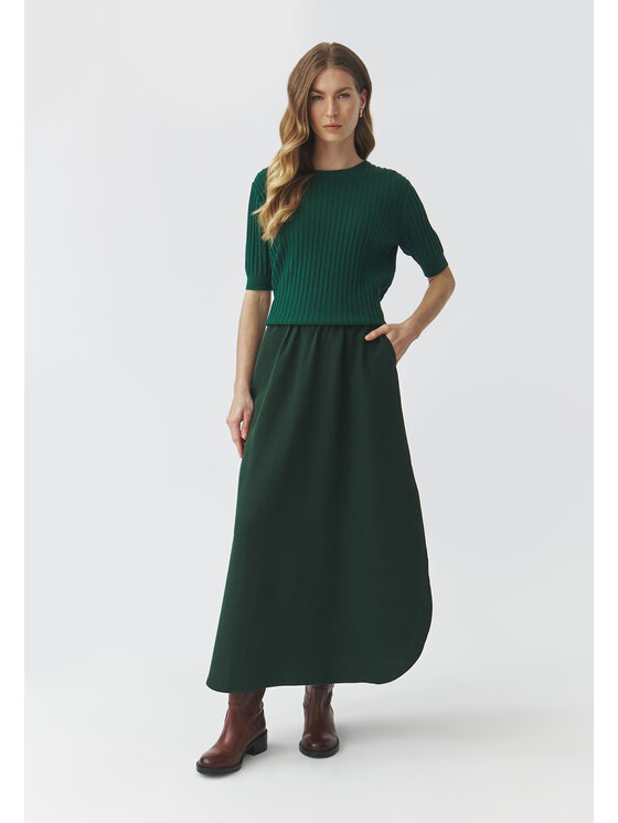 TATUUM TATUUM Spódnica midi KATIA Zielony A-Line Fit