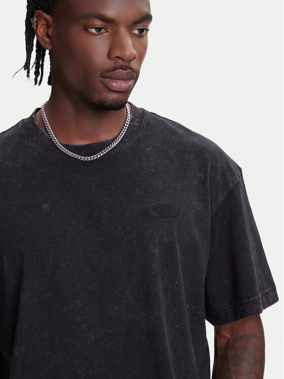 Jack & Jones Jack & Jones Tričko Retreat 12277886 Čierna Oversize