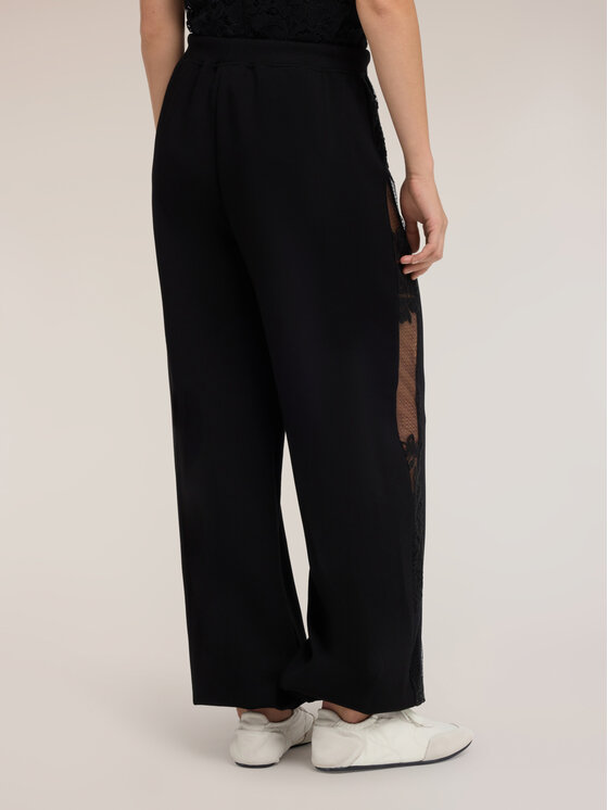 Motivi Motivi Pantaloni di tessuto P806W000898N033 Nero Regular Fit