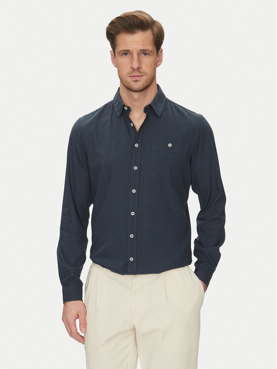 Blend Blend Hemd 20717859 Dunkelblau Regular Fit