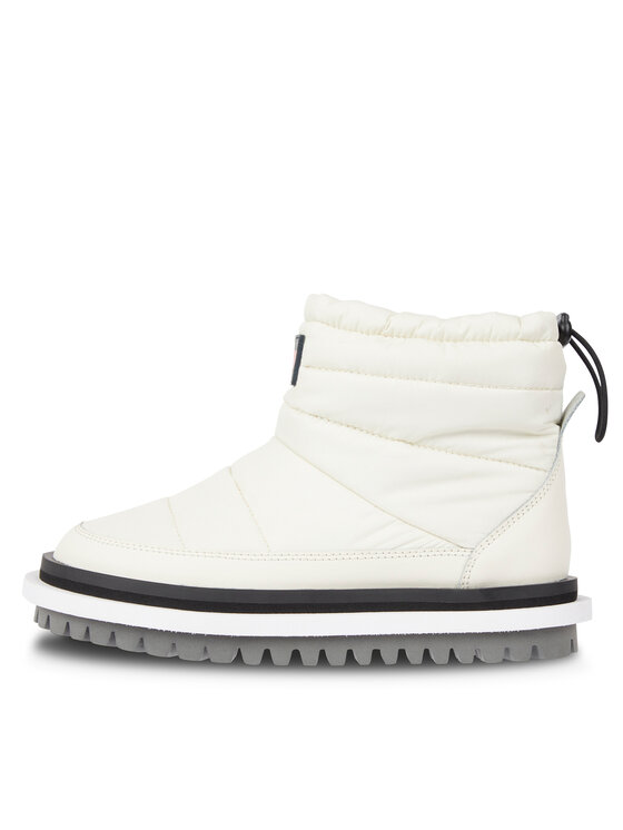 Tommy Jeans Tommy Jeans Stivaletti Tjw Padded Flat Boot EN0EN02292 Bianco
