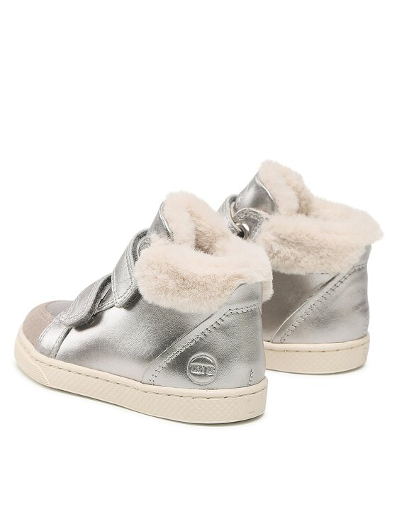 Polacchine Ten Base Hi Fur NTCBAT0405 M Argento