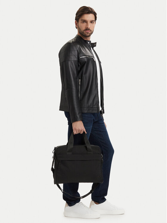 KARL LAGERFELD Geantă pentru laptop A4M30191 Negru