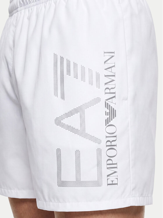 EA7 Emporio Armani EA7 Emporio Armani Úszónadrág 7M002001 AF14497 M0076 Fehér Regular Fit