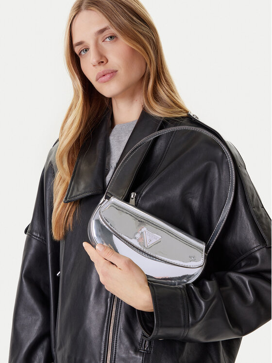 Guess Guess Torebka HWMY94 96780 Srebrny