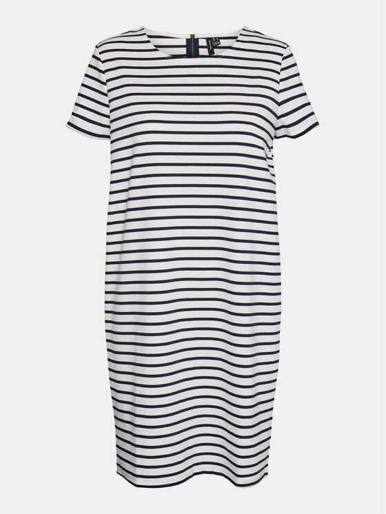 Vero Moda Vero Moda Rochie de zi Abby 10304718 Alb Regular Fit