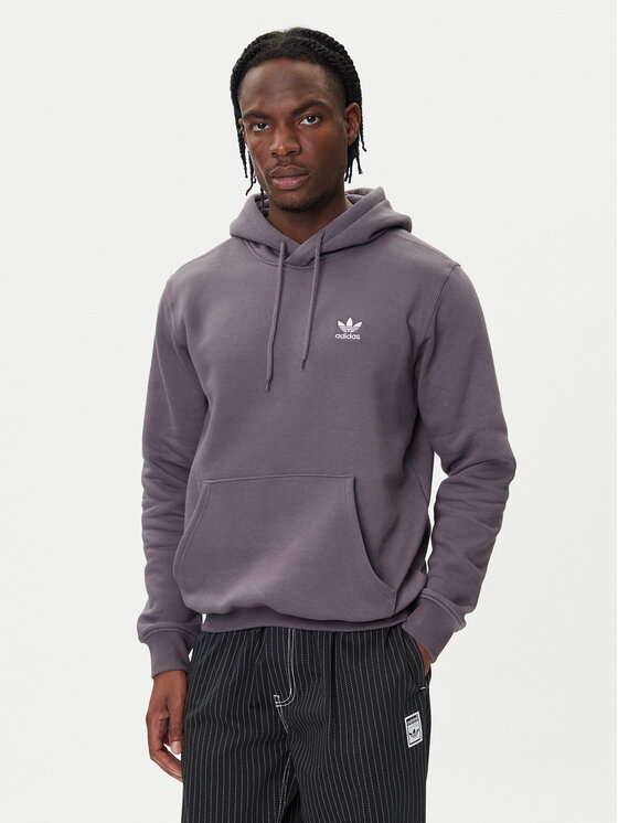 adidas adidas Bluză Trefoil Essentials JW1063 Gri Regular Fit