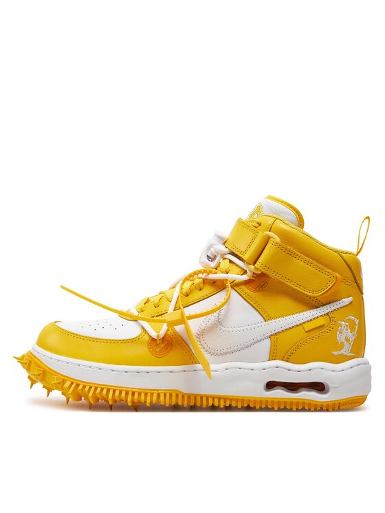 Nike Sneakers Air Force 1 Mid Sp Lthr DR0500 101 Jaune Modivo