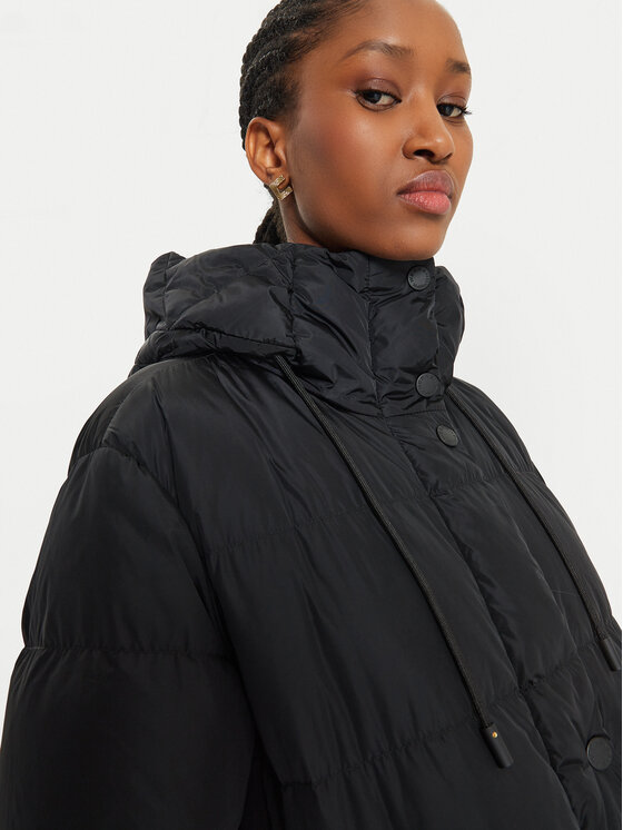 Weekend Max Mara Weekend Max Mara Пухено яке Dolly 2425496052 Черен Relaxed Fit