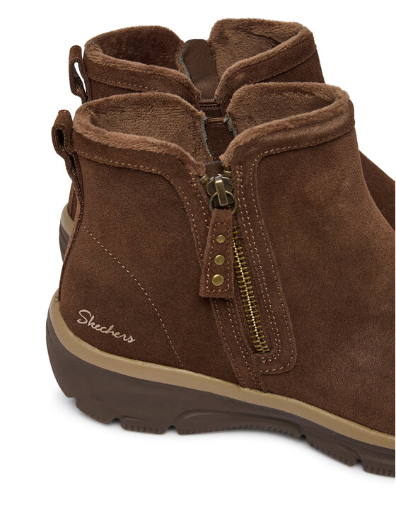 Skechers Skechers Členková obuv Easy Going - Urban Zip 168188 Hnedá