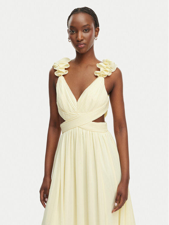 Morgan Morgan Abendkleid 251-RISSAL Gelb Regular Fit