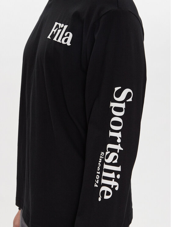 Fila Fila Longsleeve Laon FAM0904 Μαύρο Oversize
