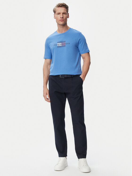 Tommy Hilfiger Tommy Hilfiger T-Shirt MW0MW43226 Blau Regular Fit