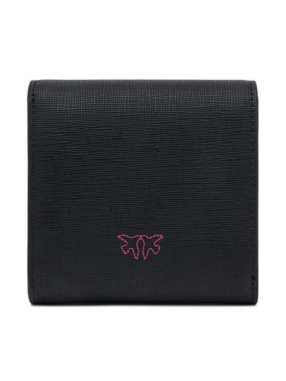 PINKO PINKO Väike naiste rahakott Flap Wallet PE 25 PCPL 104355 A29P Must