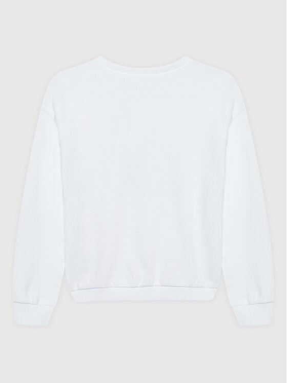 United Colors Of Benetton United Colors Of Benetton Felpa 3J68C101I Bianco Regular Fit