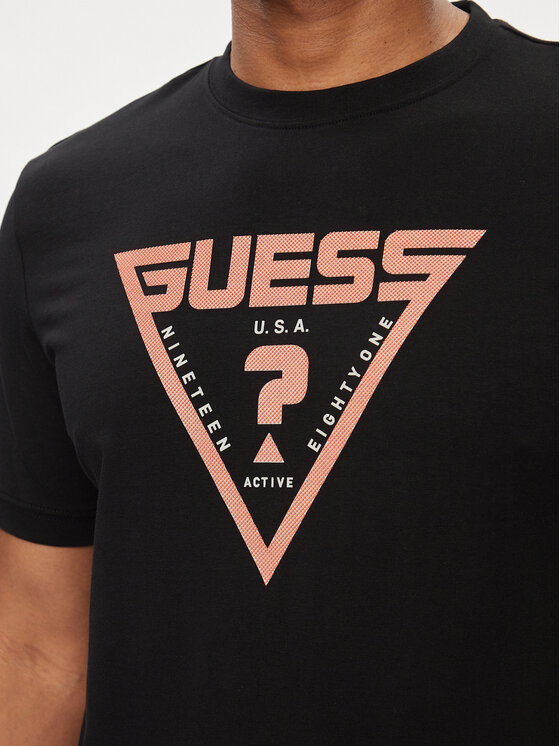 Guess Guess T-Shirt Queencie Z4GI09 J1314 Μαύρο Slim Fit
