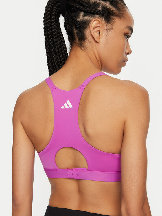 adidas adidas Biustonosz sportowy Powerimpact Luxe Medium-Support Maternity IZ1871 Różowy Slim Fit