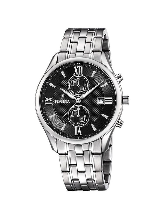 Festina Festina Zegarek F6854-8 Srebrny