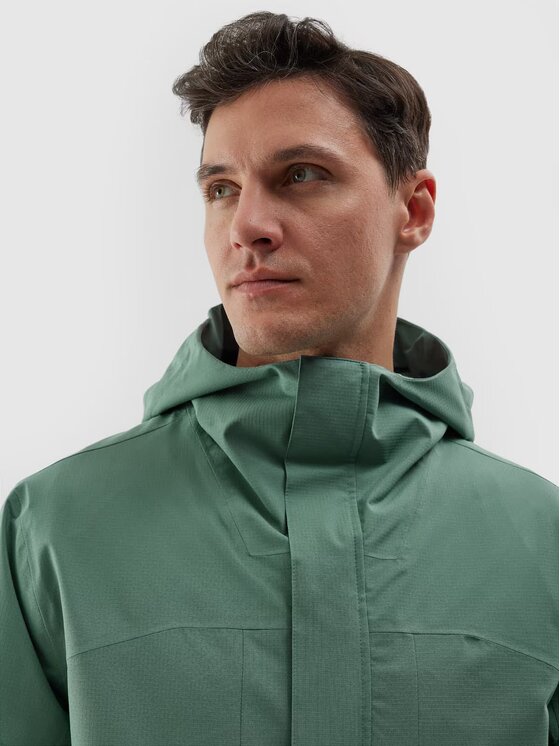 4F 4F Giacca di transizione 4FRSS24TTJAM645-41S Verde Regular Fit