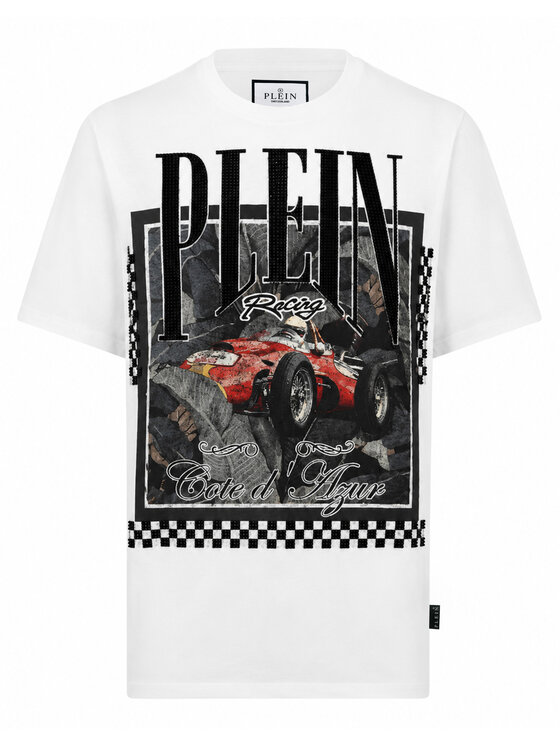 PHILIPP PLEIN PHILIPP PLEIN T-Shirt 31680 Biały Regular Fit