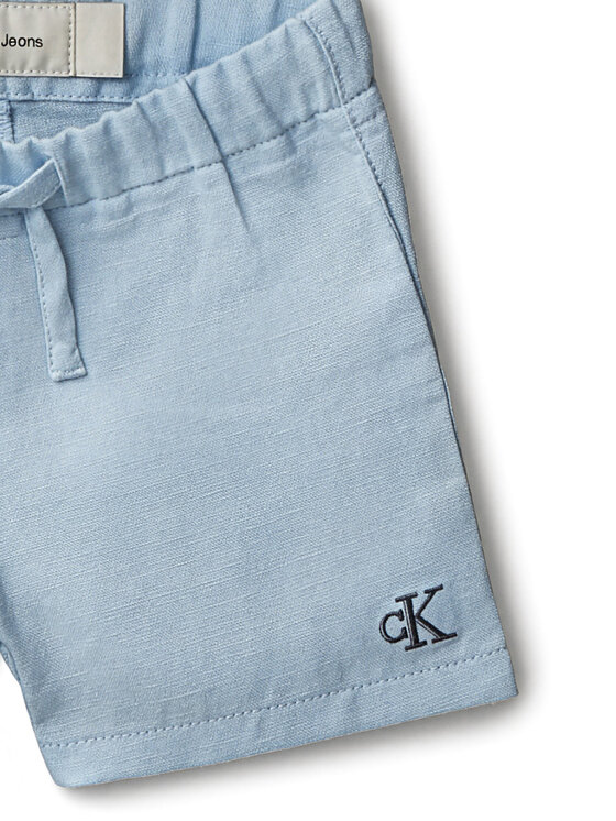 Calvin Klein Jeans Calvin Klein Jeans Komplektas: marškiniai ir sportiniai šortai LVCKSJI13B Šviesiai mėlyna Regular Fit