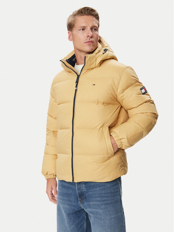 Tommy Jeans Tommy Jeans Пухено яке Essential  DM0DM19786 Бежов Regular Fit