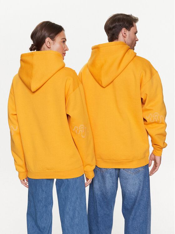 Felpa GCH569 Arancione Regular Fit