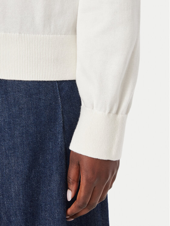 Tommy Jeans Tommy Jeans Golf Essetnial DW0DW23361 Biały Relaxed Fit