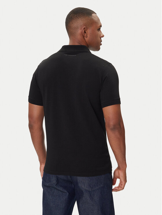 KARL LAGERFELD KARL LAGERFELD Polo 745020 554235 Crna Regular Fit