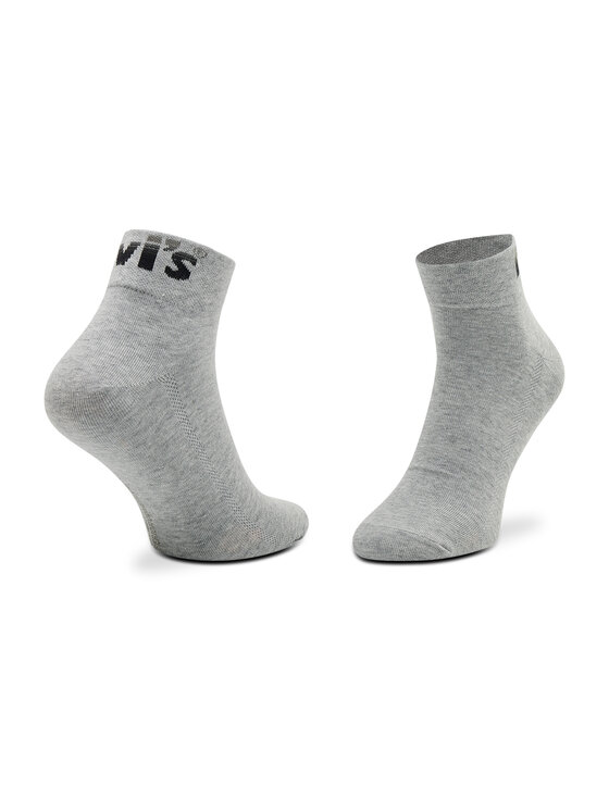 Levi's® Levi's® Zestaw 2 par wysokich skarpet unisex 701218213 Biały