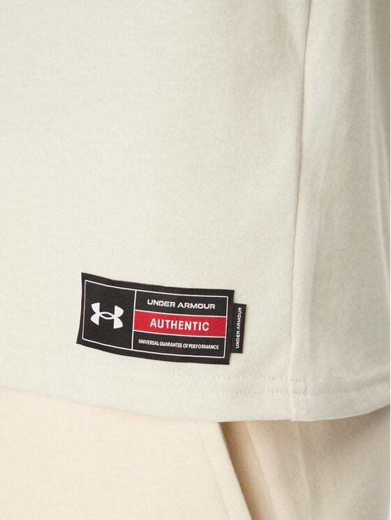 Under Armour Under Armour T-Shirt Heavyweight Varsity 1390179 Beżowy Oversize