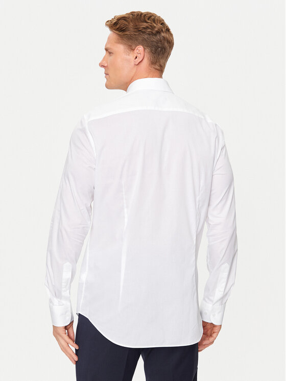 Tommy Hilfiger Tommy Hilfiger Krekls MW0MW38347 Balts Slim Fit