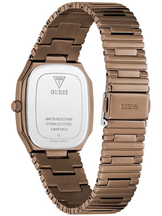 Guess Guess Hodinky GW0978G3 Hnedá