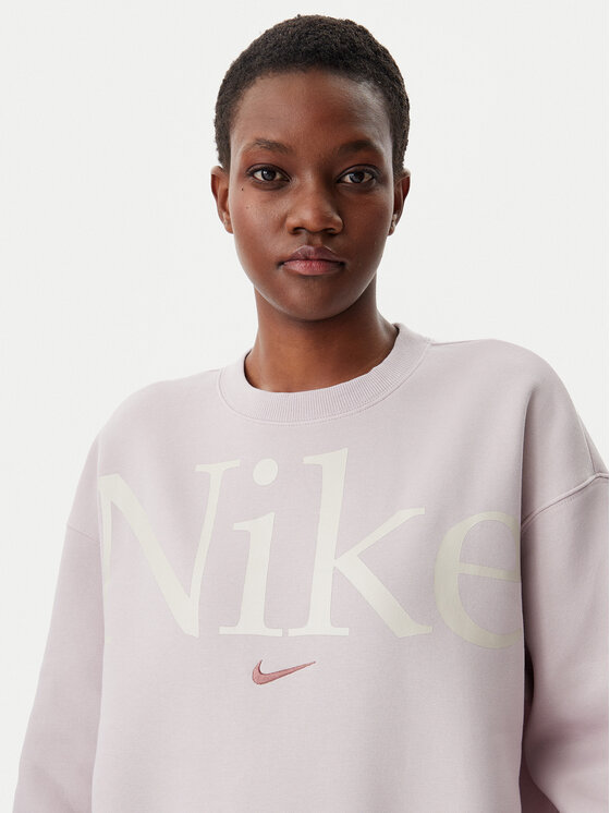 Nike Nike Mikina FN3654 Ružová Oversize