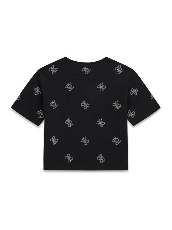 Guess Guess Tričko J6GI35 I3Z14 Čierna Relaxed Fit