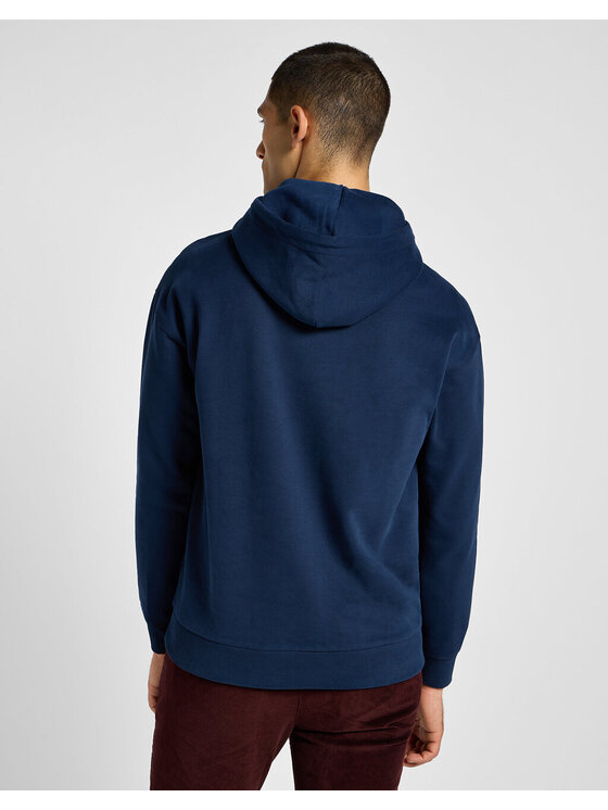 Lee Lee Bluza WW HOODIE Niebieski Regular Fit