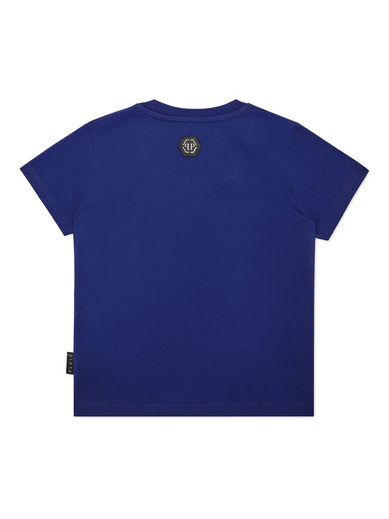 PHILIPP PLEIN PHILIPP PLEIN T-Shirt 28199 Błękitny Regular Fit