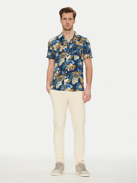 Blend Blend Cămașă 20718224 Bleumarin Slim Fit