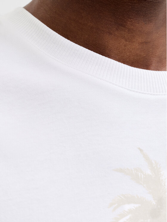 Jack & Jones Jack & Jones Tricou Eterna 12295526 Alb Regular Fit