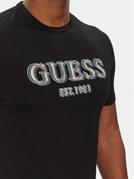 Guess Guess T-Shirt M5GI07 I3Z14 Czarny Classic Fit