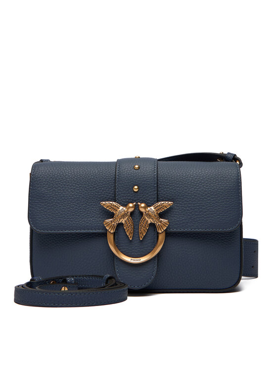 PINKO PINKO Handtasche Love One Mini Slouchy Fl Al 25-26 104340 A2OX Dunkelblau