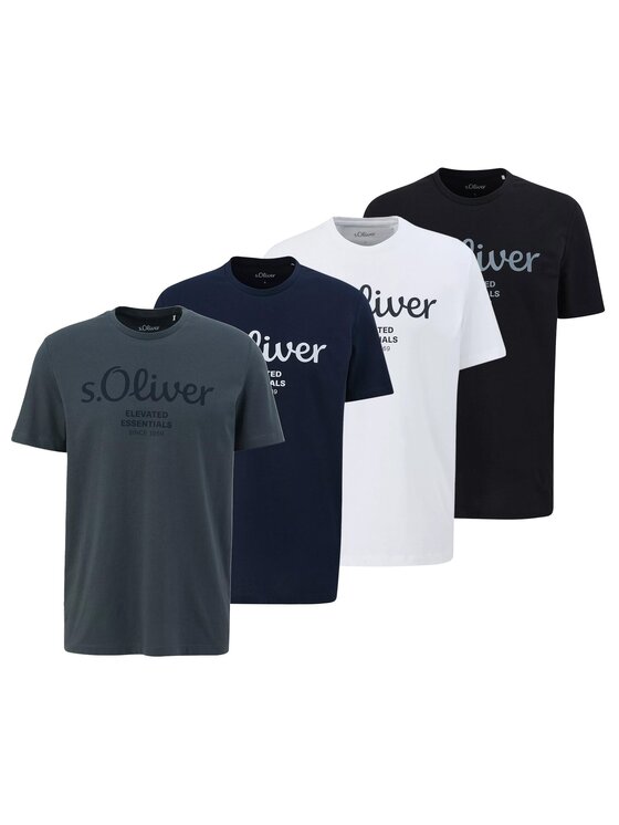 s.Oliver s.Oliver T-Shirt 28396 Kolorowy Comfort Fit