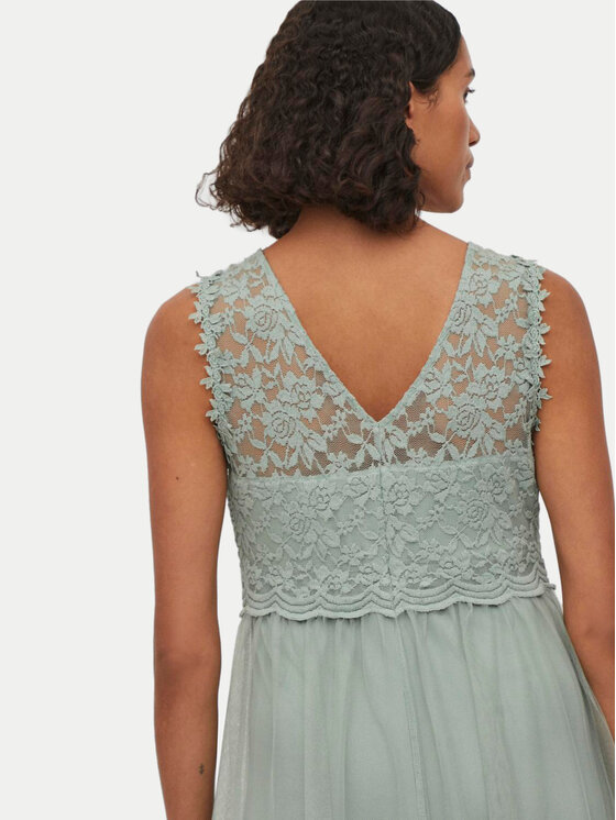 Vila Vila Abendkleid Lynnea 14052673 Grün Regular Fit