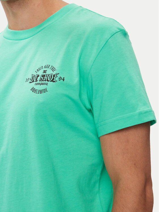 DC DC Футболка Chain Gang Tss ADYZT05348 Зелений Regular Fit