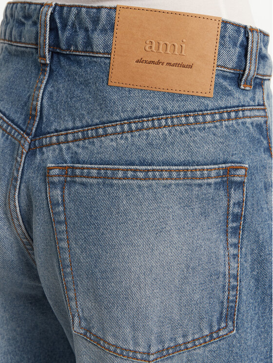 AMI PARIS AMI PARIS Jeans hlače FTR450.DE0046 Mornarsko modra Regular Fit