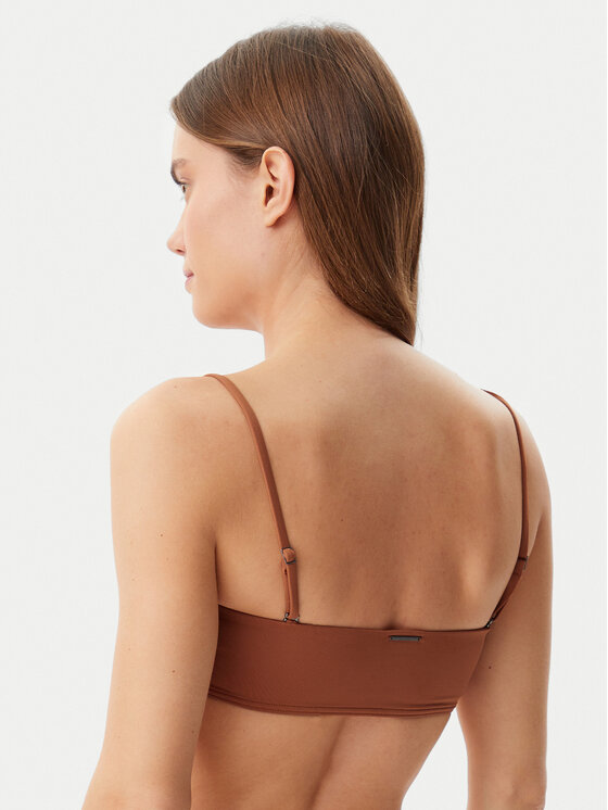 Calvin Klein Swimwear Calvin Klein Swimwear Gornji dio kupaćeg kostima KW0KW02845 Smeđa